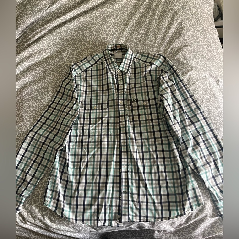 Lacoste Striped Men’s Long Sleeve Dress Shirt
